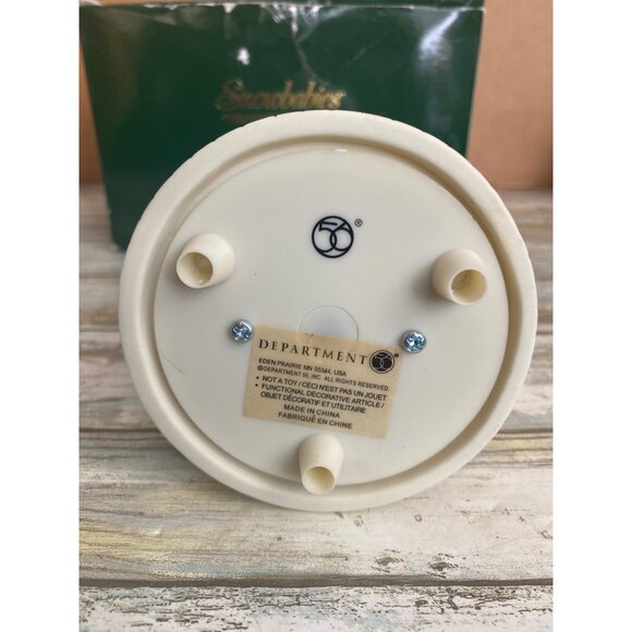 Department 56 Snowbabies “Perfect Harmony” Music Box Plays Silver Bells w/ Box - Picture 10 of 10